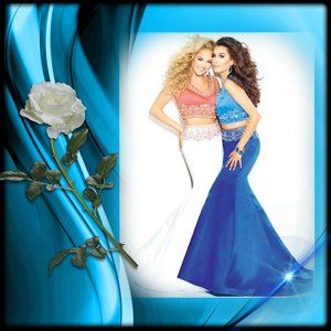 💲Sale💲❤️HOST PICK❤️ Black w/Silver Beading 2pc Gown